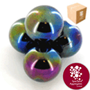 Glass Marbles - Lustered Blue - Giant